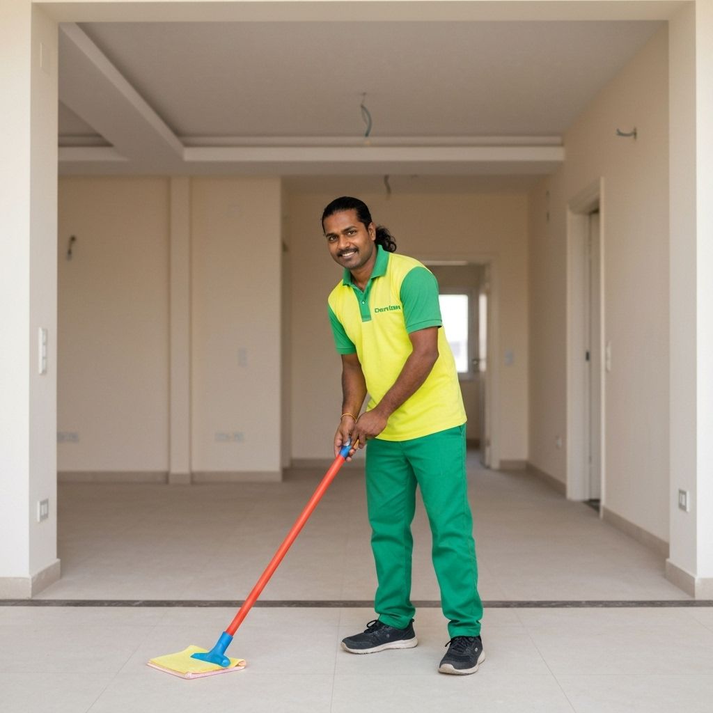 نظافة شقق غير مفروشة